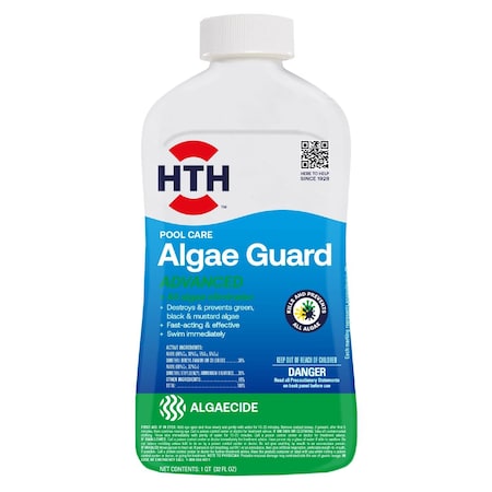 Hth HTH Advanced Liquid Algae Guard 1 qt 67032